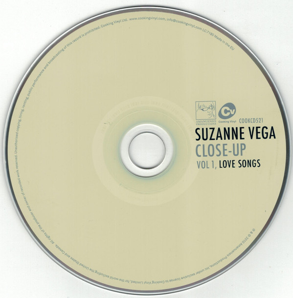 Suzanne Vega  Close up Vol 1; Love Songs : CD